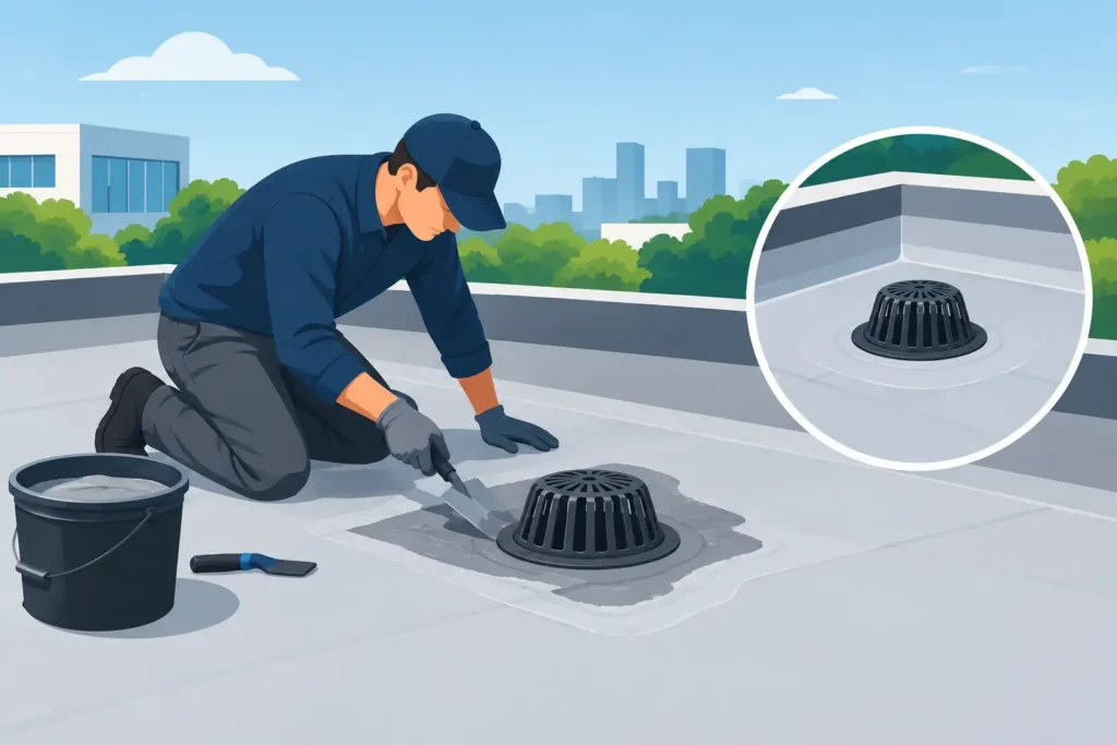 Flat Roof Drainage Repair Solutions That Last